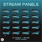 Cool Static Panels v2 | 19 Panels + 1 Blank | Stream Static Panels | 4 Color Variants