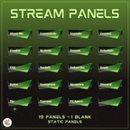 Cool Static Panels v2 | 19 Panels + 1 Blank | Stream Static Panels | 4 Color Variants