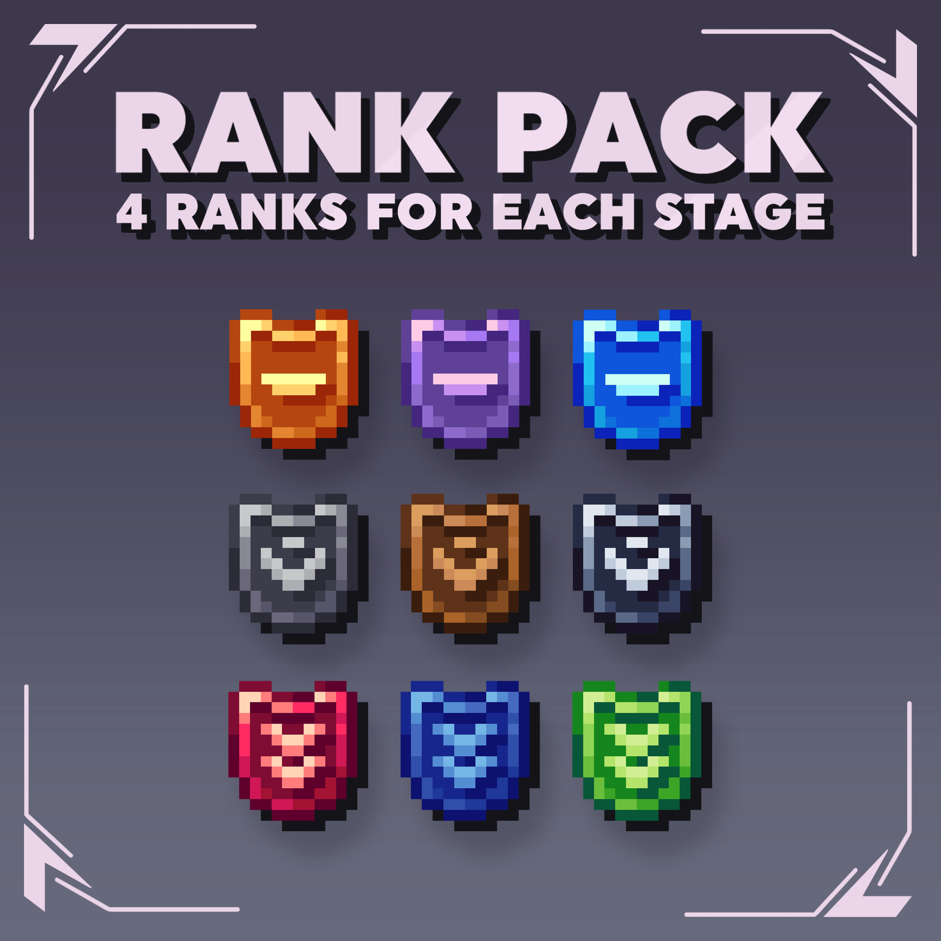 Rank Pack | 4 Ranks for Each Stage